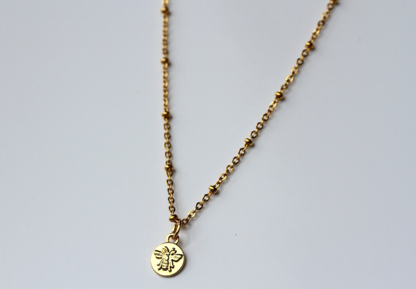 Kette Biene / Layering Kette / Lagen Kette /Geschenk für Sie / Geburtstag Schmuck / Lagenschmuck / Kette Gold Biene / Geschenk Freundin